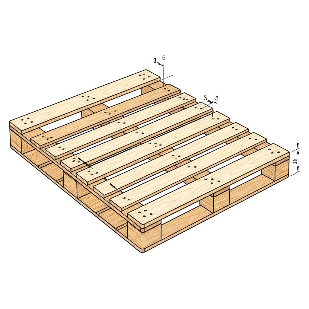 Pallet Technical Drawing
